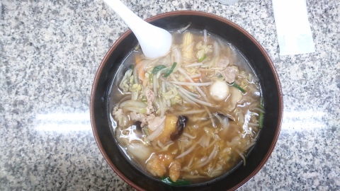 餃子の王将 亀岡駅前店 にて「チャンポン」 餃子の王将 亀岡駅前店 にて「チャンポン」